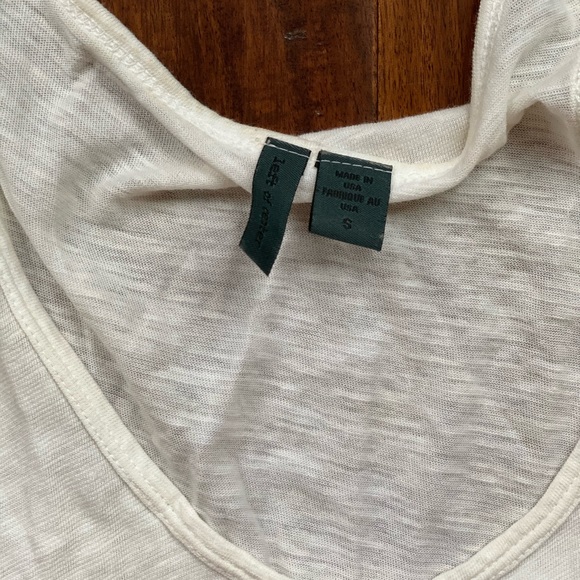 Anthropologie White Flowy Tank - Picture 2 of 2
